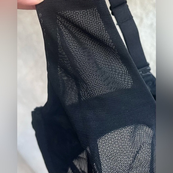 Nueskin (NWT) 38 B black mesh bra Retail $29.95 - clothes - Picture 5 of 13